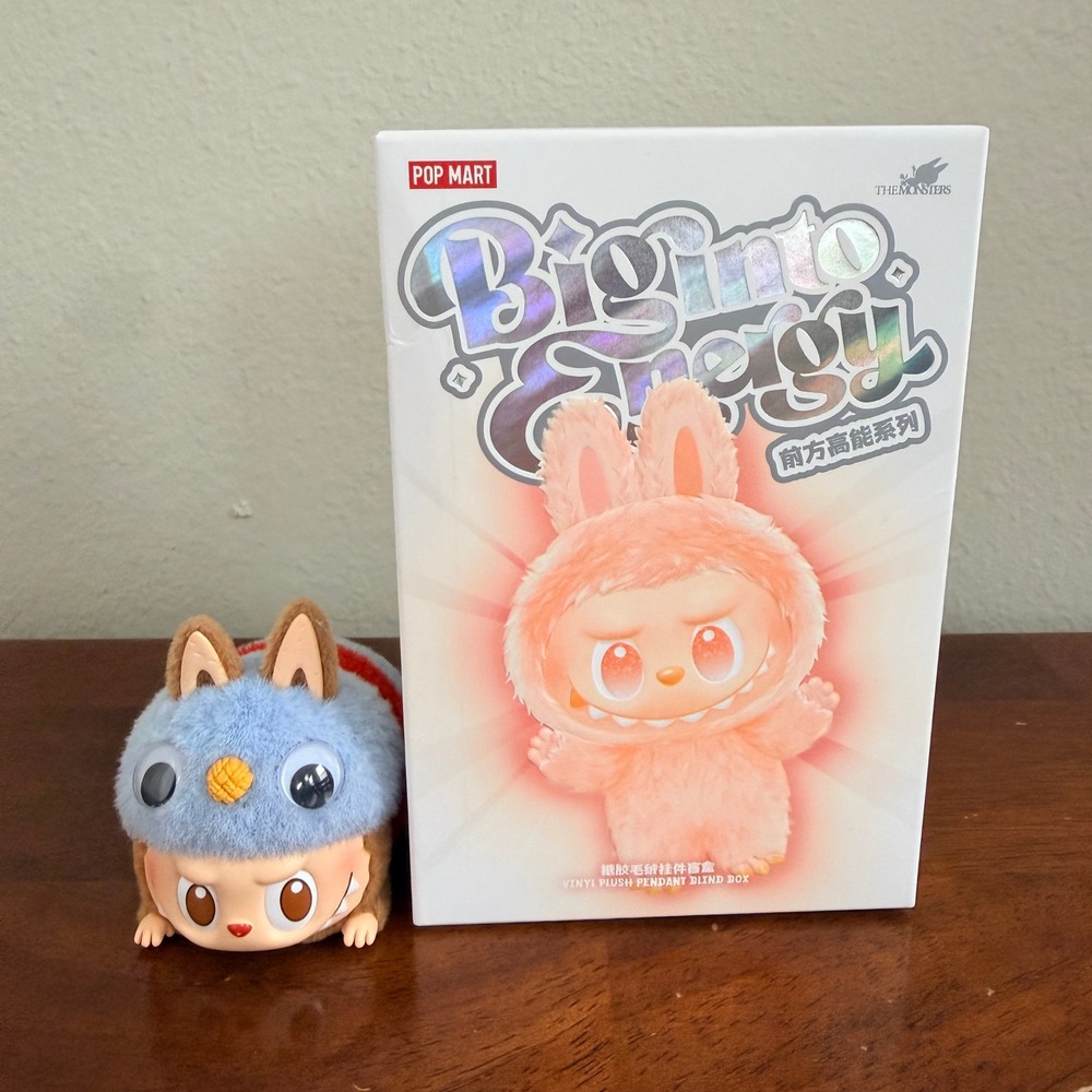 Pop Mart Labubu The Monsters Big Into Energy Vinyl Plush Blind Box Crawling Time